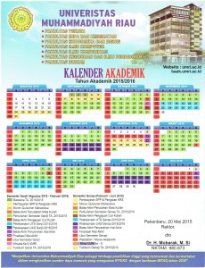 Kalender Akademik UMRI 2015-2016